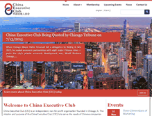 Tablet Screenshot of chinaexecclub.com